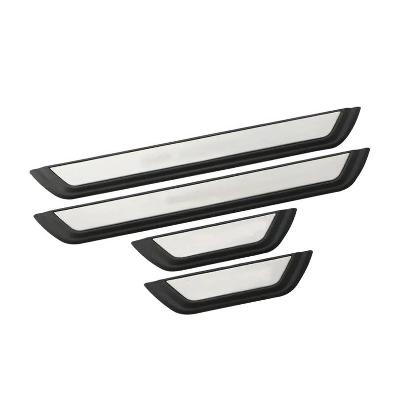 Auto Aufkleber Edelstahl -Türschwellen -Dampfplatten -Pedal Für Toyota Für CHR Für C-HR 2016-2020 2021 2022 Auto Styling -Zubehör Innenzubehör von XRUKGUO