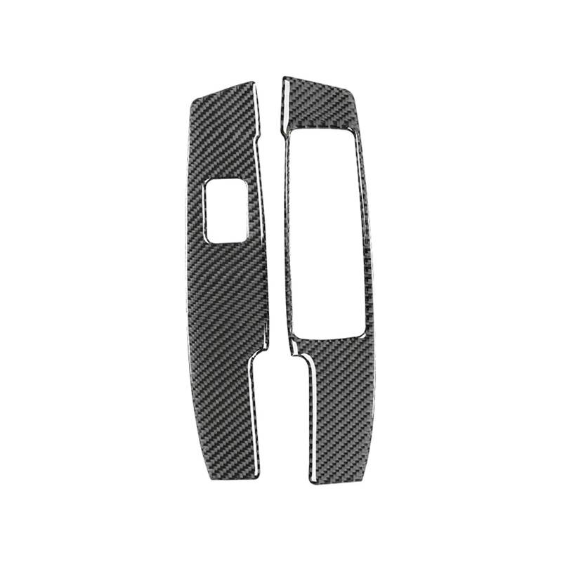 Auto Aufkleber Für Benz W204 C-Klasse 2007-2013 Auto Tür Armlehne Panel Dekor Trim Aufkleber Auto Innen Zubehör Carbon Faser Innenzubehör(Right-Hand Drive) von XRUKGUO