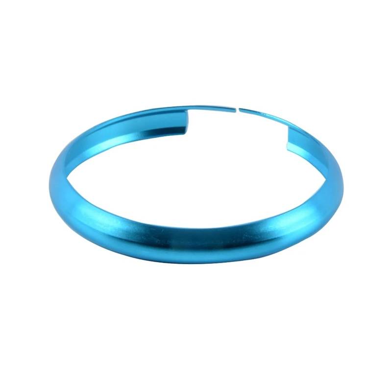 Auto Aufkleber Für Mini Für Cooper Für Mini Für Clubman R60 R56 R57 R58 Auto Aluminiumlegierung Styling Schlüsselanhänger Aufkleber Hülle Abdeckung Innenzubehör(Blau) von XRUKGUO