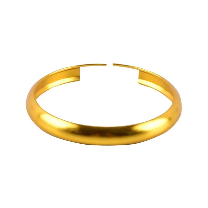 Auto Aufkleber Für Mini Für Cooper Für Mini Für Clubman R60 R56 R57 R58 Auto Aluminiumlegierung Styling Schlüsselanhänger Aufkleber Hülle Abdeckung Innenzubehör(Gold) von XRUKGUO