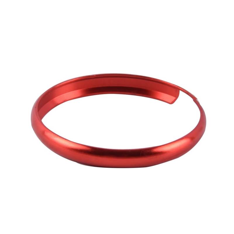Auto Aufkleber Für Mini Für Cooper Für Mini Für Clubman R60 R56 R57 R58 Auto Aluminiumlegierung Styling Schlüsselanhänger Aufkleber Hülle Abdeckung Innenzubehör(Rot) von XRUKGUO