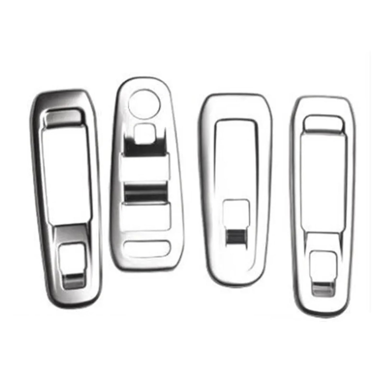 Auto Aufkleber Für Peugeot 408 308 308S 2016 2017 2018 2019 Fensterheber Schalter Panel Abdeckung Dekoration Aufkleber 4Pcs Trim Innen Zubehör Innenzubehör(Silber) von XRUKGUO