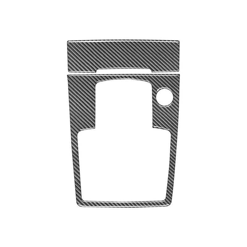 Auto Aufkleber Für Q7 2007-2015 Auto Zubehör Carbon Fiber Innen Auto Getriebe Shift Control Panel Dekoration Aufkleber Abdeckung Trim Rahmen Innenzubehör(Style A,for Left-Hand Drive) von XRUKGUO