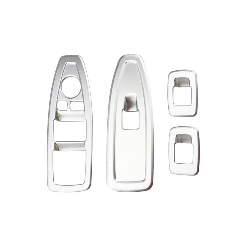 Auto Aufkleber LHD Auto Fensterheber Schalter Panel Abdeckung Für X1 F48 2016-2023 220i 25i 25le Trim Dekoration 4Pcs Aufkleber Innen Zubehör Innenzubehör(Abs Style) von XRUKGUO