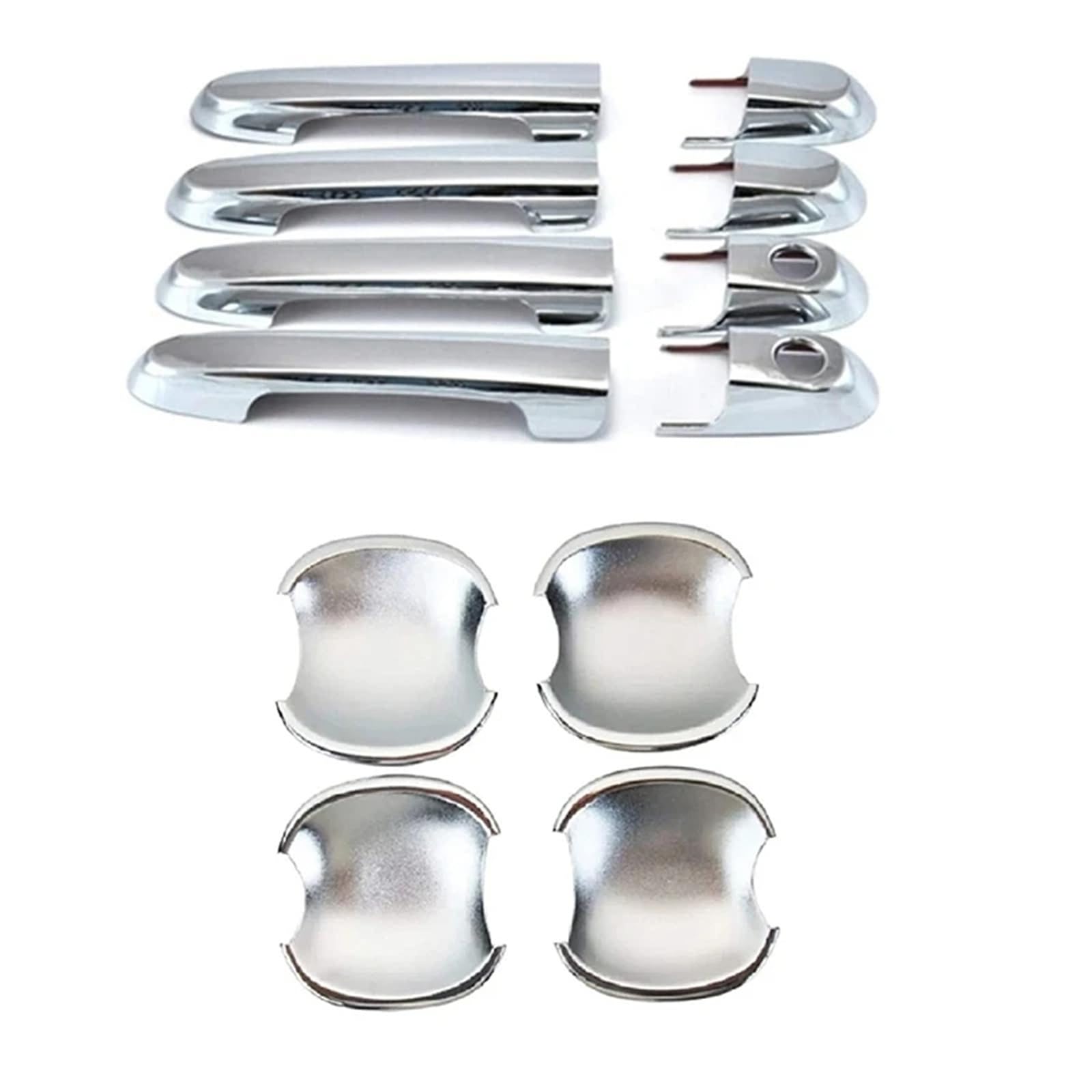 Auto-Außentürgriff Für Hyundai Für Tucson 2004 2005 2006 2007 2008 2009 2010 Auto Chrom Türgriff Auto Tür Handgelenk Abdeckung Trim Autotürgriff von XRUKGUO