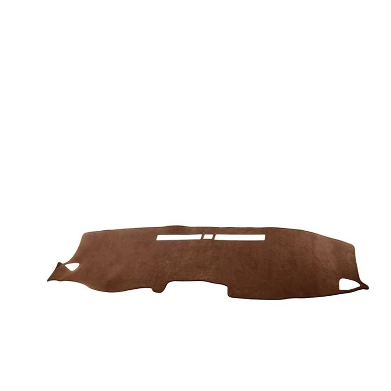 Car Dashboard Cover Mat Für Hyundai Für KONA 2017 2018 2019 2020 2021 2022 2023 Auto Armaturenbrett Abdeckung Dash Matte Sonnenschutz rutschfeste Pad Armaturenbrett Matte(B Brown) von XRUKGUO