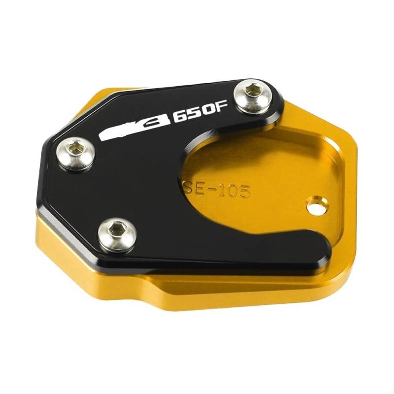 Seitenständer Vergrößerung Platte Für HO&N&DA CB650F CB 650F 2014-2018 Zubehör Motorrad Kickstand Fuß Seitenständer Verlängerungspolster Stützplatte Vergrößern Ständer von XSFIBHKM