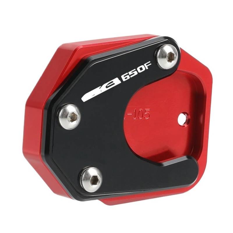 Seitenständer Vergrößerung Platte Für HO&N&DA CB650F CB 650F 2014-2018 Zubehör Motorrad Kickstand Fuß Seitenständer Verlängerungspolster Stützplatte Vergrößern Ständer von XSFIBHKM