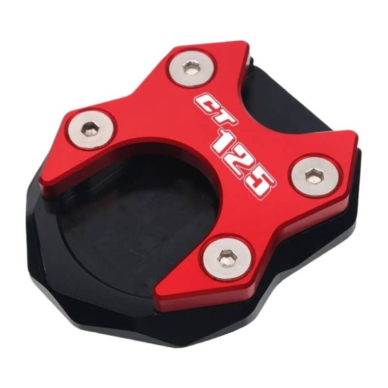 Seitenständer Vergrößerung Platte Für HO&N&DA CT125 CT 125 2020 2021 Motorradzubehör CNC Kickstand Fußseitenständer Verlängerungspolster Stützplatte Vergrößern von XSFIBHKM