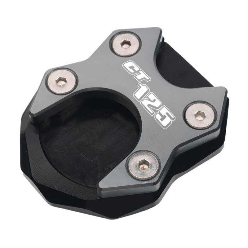 Seitenständer Vergrößerung Platte Für HO&N&DA CT125 CT 125 2020 2021 Motorradzubehör CNC Kickstand Fußseitenständer Verlängerungspolster Stützplatte Vergrößern von XSFIBHKM