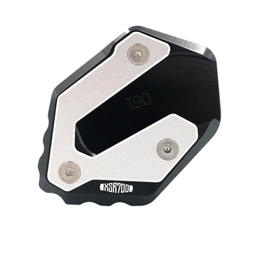 Seitenständer Vergrößerung Platte Für YAMA&HA MT-07 XSR 700 Tracer 700GT FZ07 2014-2023 Motorrad CNC Kickstand Fuß Seitenständer Verlängerungspolster Stützplatte von XSFIBHKM
