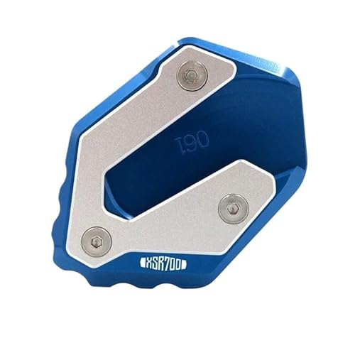 Seitenständer Vergrößerung Platte Für YAMA&HA MT-07 XSR 700 Tracer 700GT FZ07 2014-2023 Motorrad CNC Kickstand Fuß Seitenständer Verlängerungspolster Stützplatte von XSFIBHKM