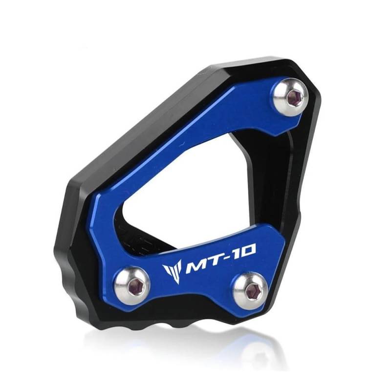 Seitenständer Vergrößerung Platte Für YAMA&HA MT-10 MT 10 MT10 FZ-10 FZ10 R1M R1 M 2015-2023 Zubehör Motorrad-Seitenhalterungs-Verlängerungsplatte Vergrößertes Fußpolster von XSFIBHKM
