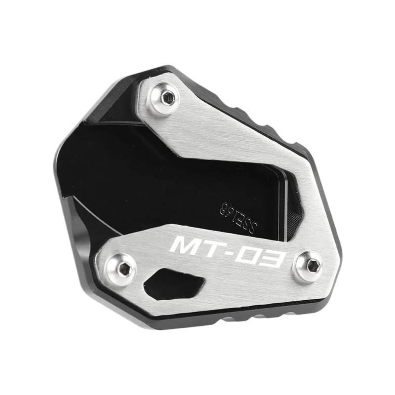 Seitenständer Vergrößerung Platte Für YAMA&HA NIKEN MT-03 MT-25 MT03 ABS MT25 YZF-R3 YZF R3 R25 Motorrad Ständer Fuß Seitenständer Unterstützung Erweiterung Vergrößerungspad von XSFIBHKM