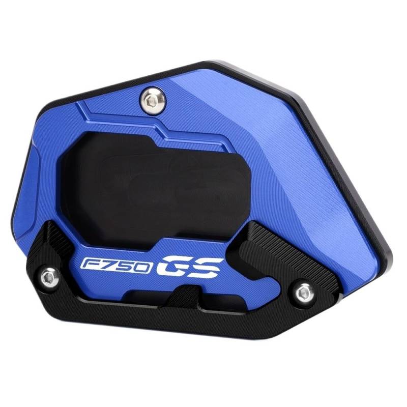 Seitenständer Vergrößerung Platte Motorrad Aluminium Ständer Fuß Seitenständer Verlängerungspolster Trägerplatte Vergrößern Für B&M&W F750GS F750 GS F 750 GS F 750gs von XSFIBHKM