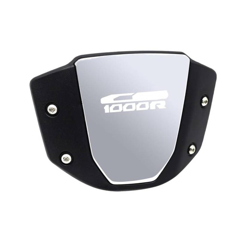 Windschutz Motorrad Für Ho&n&da CB650R CB1000R 2019 2020 2021 2022 2023 2024 Motorrad Frontscheibe Wind Bildschirm Visier Windabweiser von XSFIBHKM
