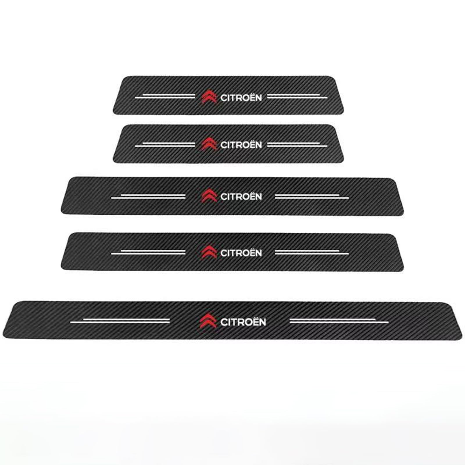 XSYBHD Für Citroen C-Triomphe C4 C4 Picasso C5 AIRCROSS Car Door Sill Protector,Carbonfaser Muster Auto Türeinstiegsschutz Aufkleber, Kratzfest Türschwelle Türschwellenschutz XSYBHD Für Citroen C-Triomphe C4 C4 Picasso C5 AIRCROSS Car Door Sill Protector,Carbonfaser Muster Auto Türeinstiegsschutz Aufkleber, Kratzfest Türschwelle Türschwellenschutz von XSYBHD