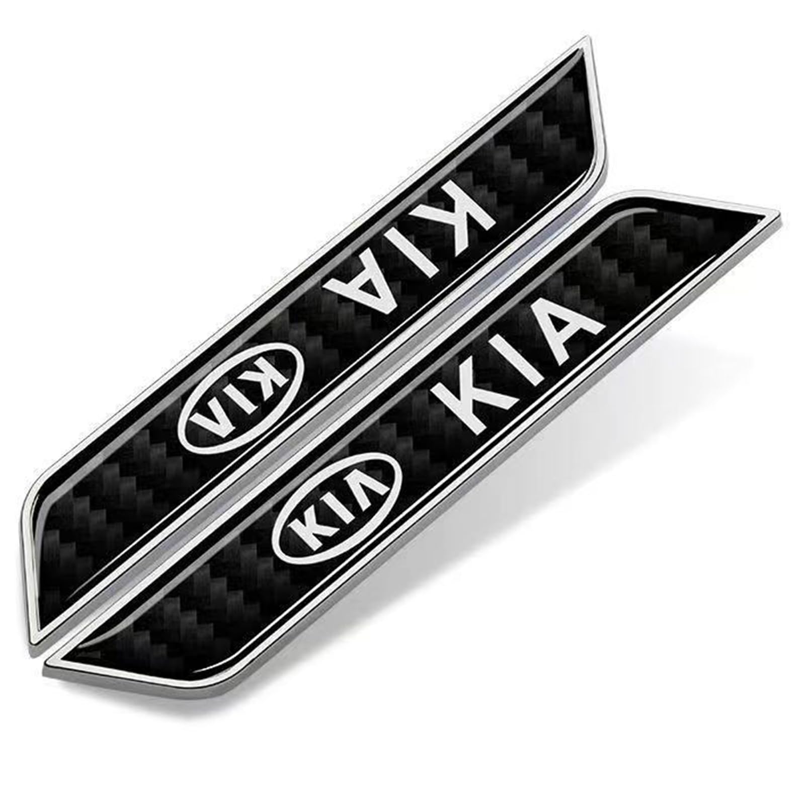 XSYBHD Für Kia XCeed SPORTSPACE Ray EV Auto Emblem,Brauch 3D Metall Abzeichen Trunk Lid Side Fender Aufkleber,Nicht leicht zu Verformen Aufkleber Logo Emblem(Silver) von XSYBHD