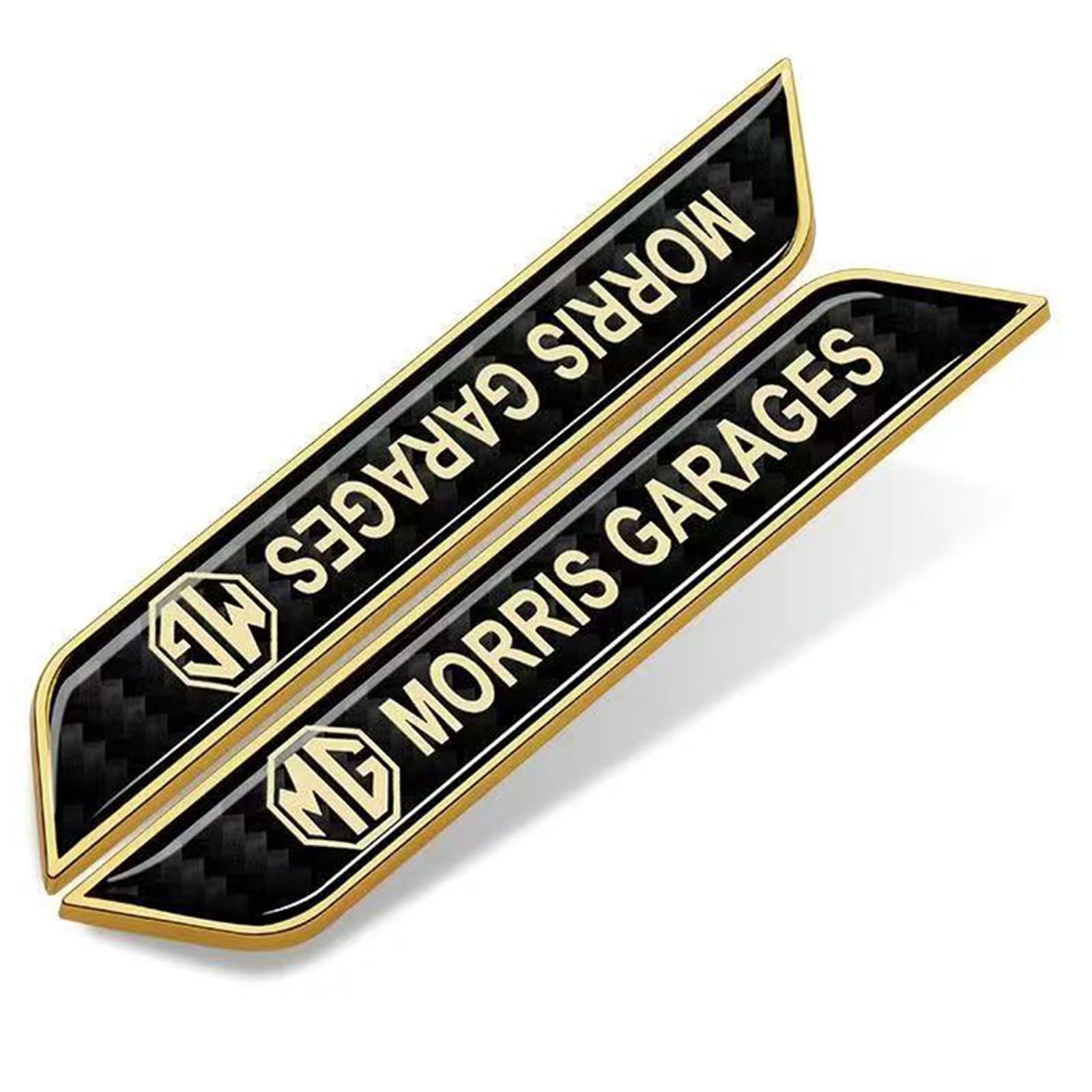 XSYBHD Für MG 7 Cyberster 5 ZS ONE 4 EV 3 SW6 Auto Emblem,Brauch 3D Metall Abzeichen Trunk Lid Side Fender Aufkleber,Nicht leicht zu verformen Karosserie Dekoration(Gold) von XSYBHD