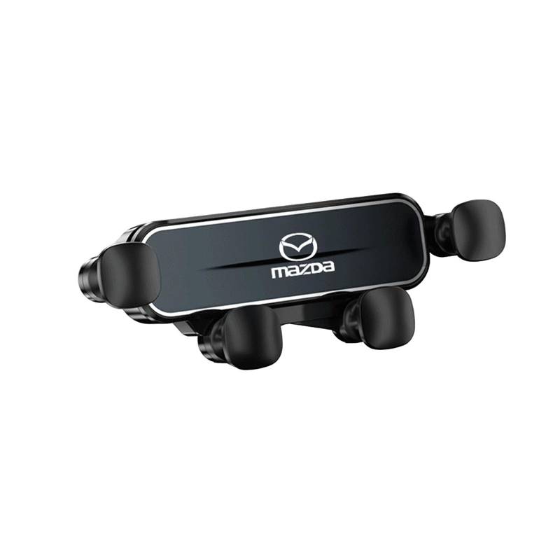 XSYBHD Für Mazda CX-80 CX-30 CX-60 LM55 CX-50 Kfz Handyladestationen,Tragbare Auto Handyhalterung,Super Stabil Lüftungshaken,360° Flexibel Drehung Handy Halterungen(Black) von XSYBHD