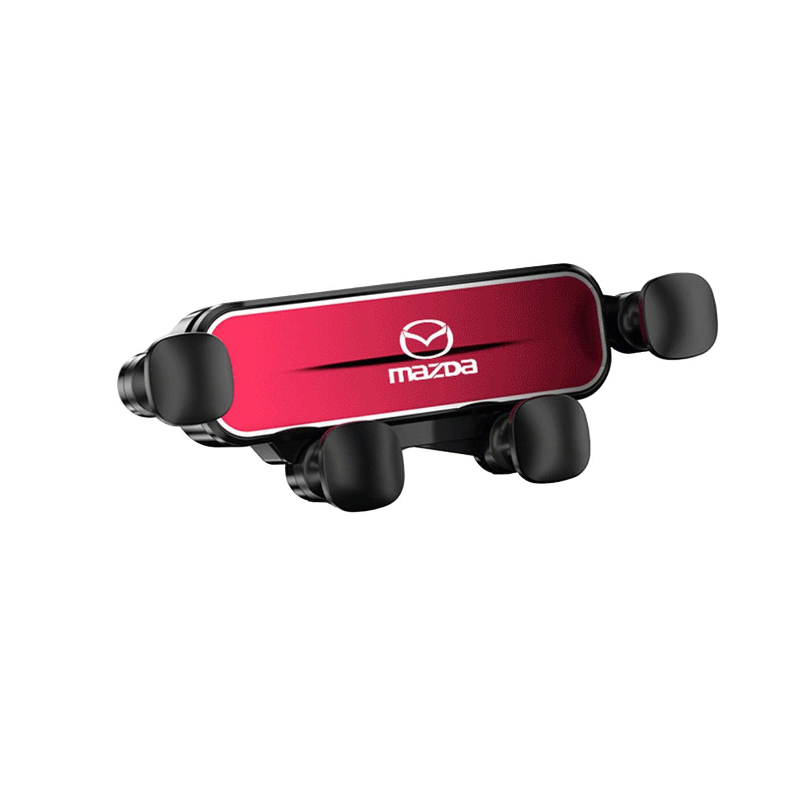 XSYBHD Für Mazda CX-80 CX-30 CX-60 LM55 CX-50 Kfz Handyladestationen,Tragbare Auto Handyhalterung,Super Stabil Lüftungshaken,360° Flexibel Drehung Handy Halterungen(Red) von XSYBHD