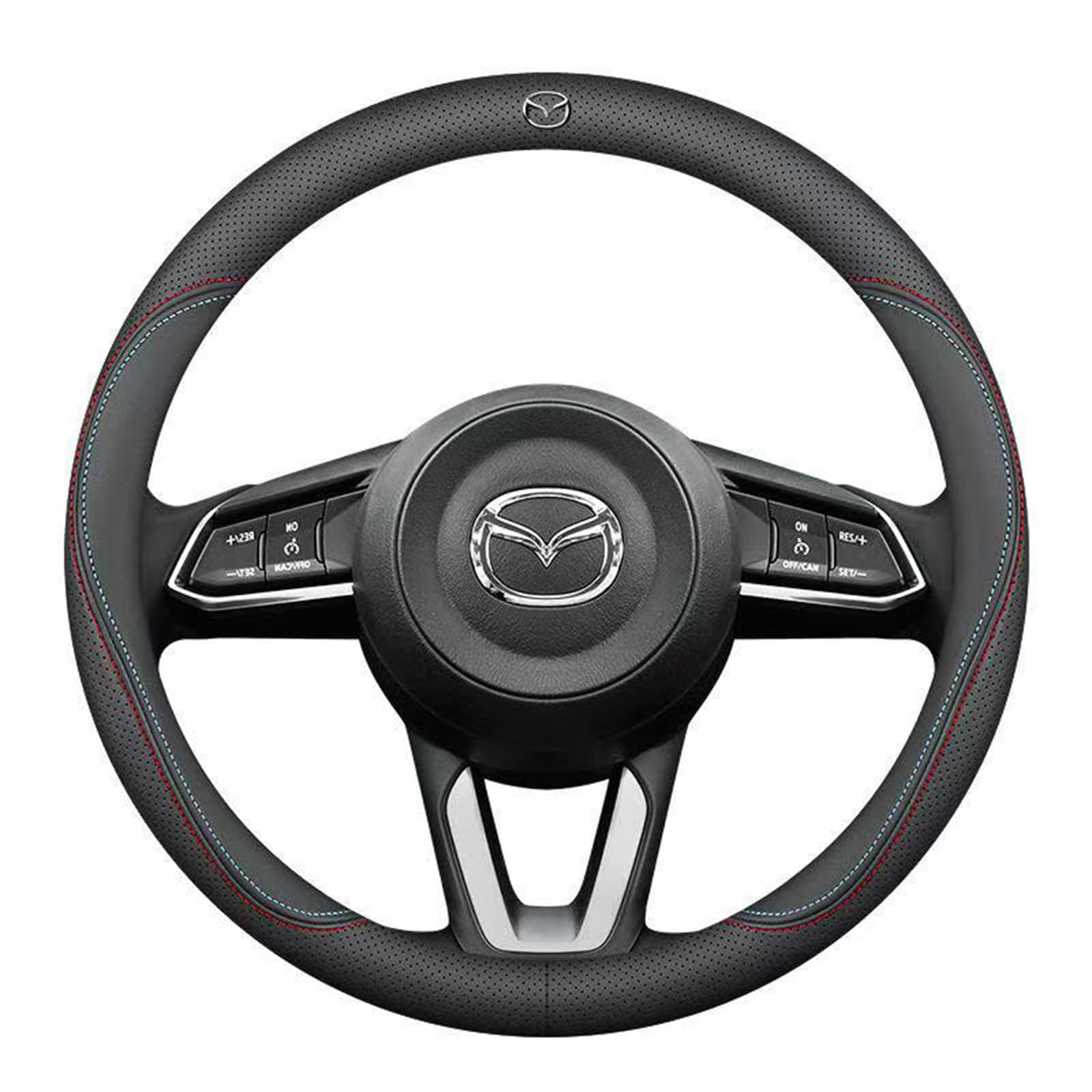 XSYBHD Für Mazda MX-30 2020-2024 Auto Lenkradhüllen, Leder Auto Lenkrad Abdeckung,Vier Jahreszeiten Lenkrad Bezug SchutzhüLle XSYBHD Für Mazda MX-30 2020-2024 Auto Lenkradhüllen, Leder Auto Lenkrad Abdeckung,Vier Jahreszeiten Lenkrad Bezug SchutzhüLle von XSYBHD