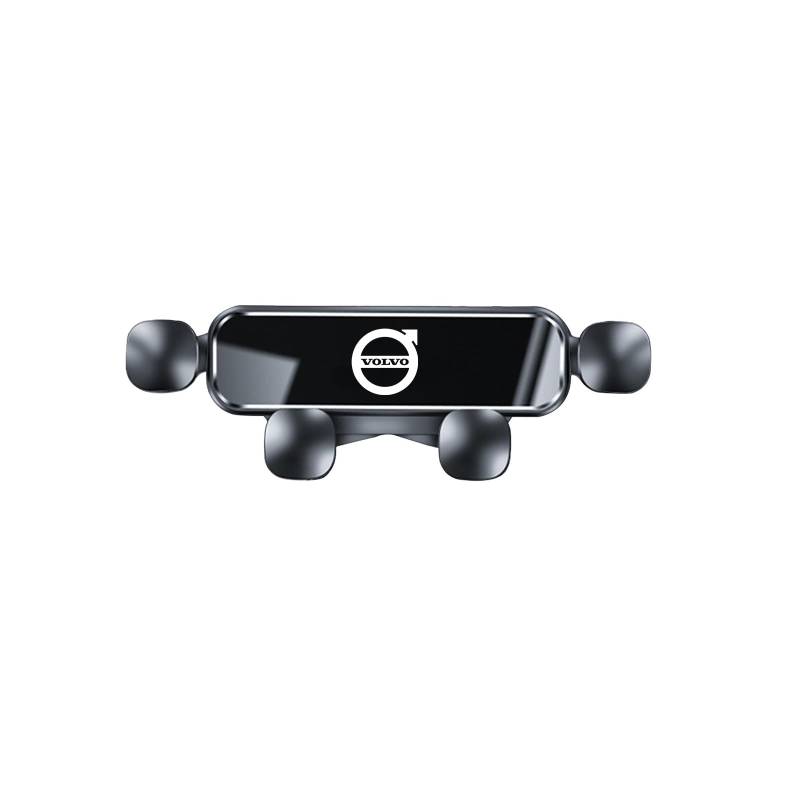 XSYBHD Für Volvo EM90 V40 XC90 S40 S80L S80 XC Classic C70 XC70 You Kfz Handyladestationen,Lüftungsschlitze Telefonhalterung Handy,360° Drehung Halterungen Handyhalter,Stabil Widerhakenklammer(Black) von XSYBHD