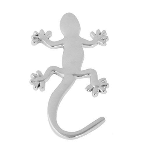 Auto Aufkleber 3D Chrom Gecko Metall Eidechse Emblem Silber Metall von XTRAFAST