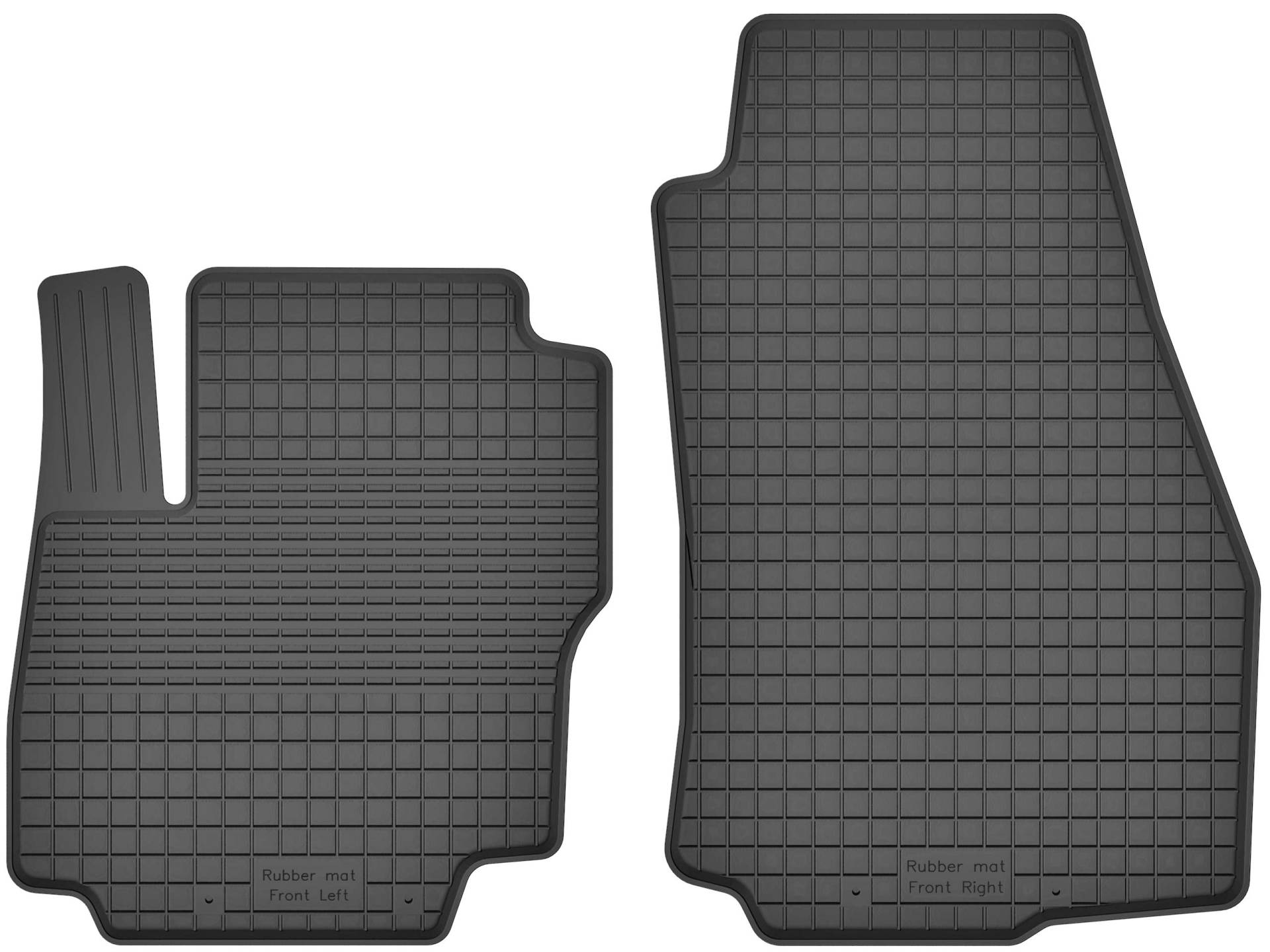 Gummifußmatten Vorne von XTRM-CAR kompatibel mit Ford S-Max II Bj. 2014-2023 von XTRM-CAR