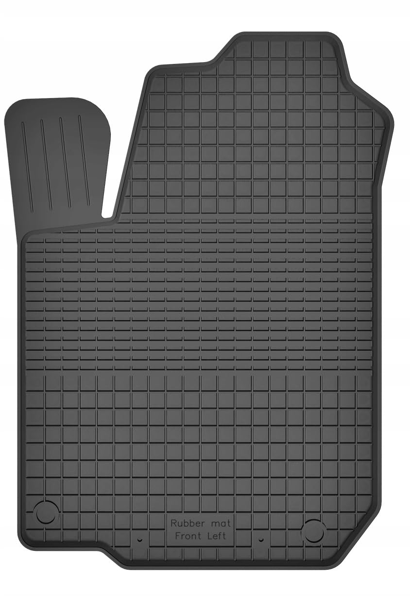 Gummimatte Fußmatte Fahrer von XTRM-CAR kompatibel mit Dacia Sandero II Bj. 2012-2022 von XTRM-CAR