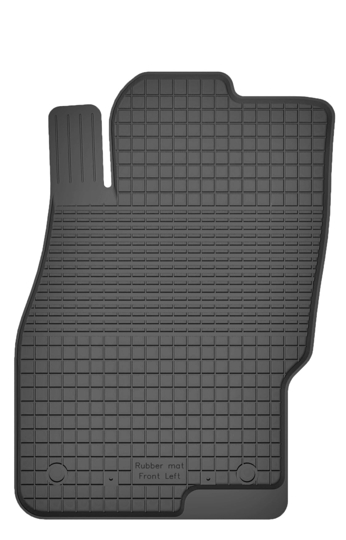 Gummimatte Fußmatte Fahrer von XTRM-CAR kompatibel mit FIAT Punto 199 Bj. 2005-2018 von XTRM-CAR
