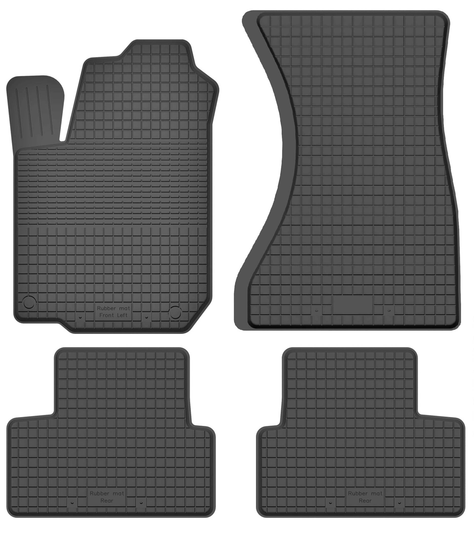Gummimatten Fußmatten von XTRM-CAR kompatibel mit A8 D2 Bj. 1994-2002 von XTRM-CAR
