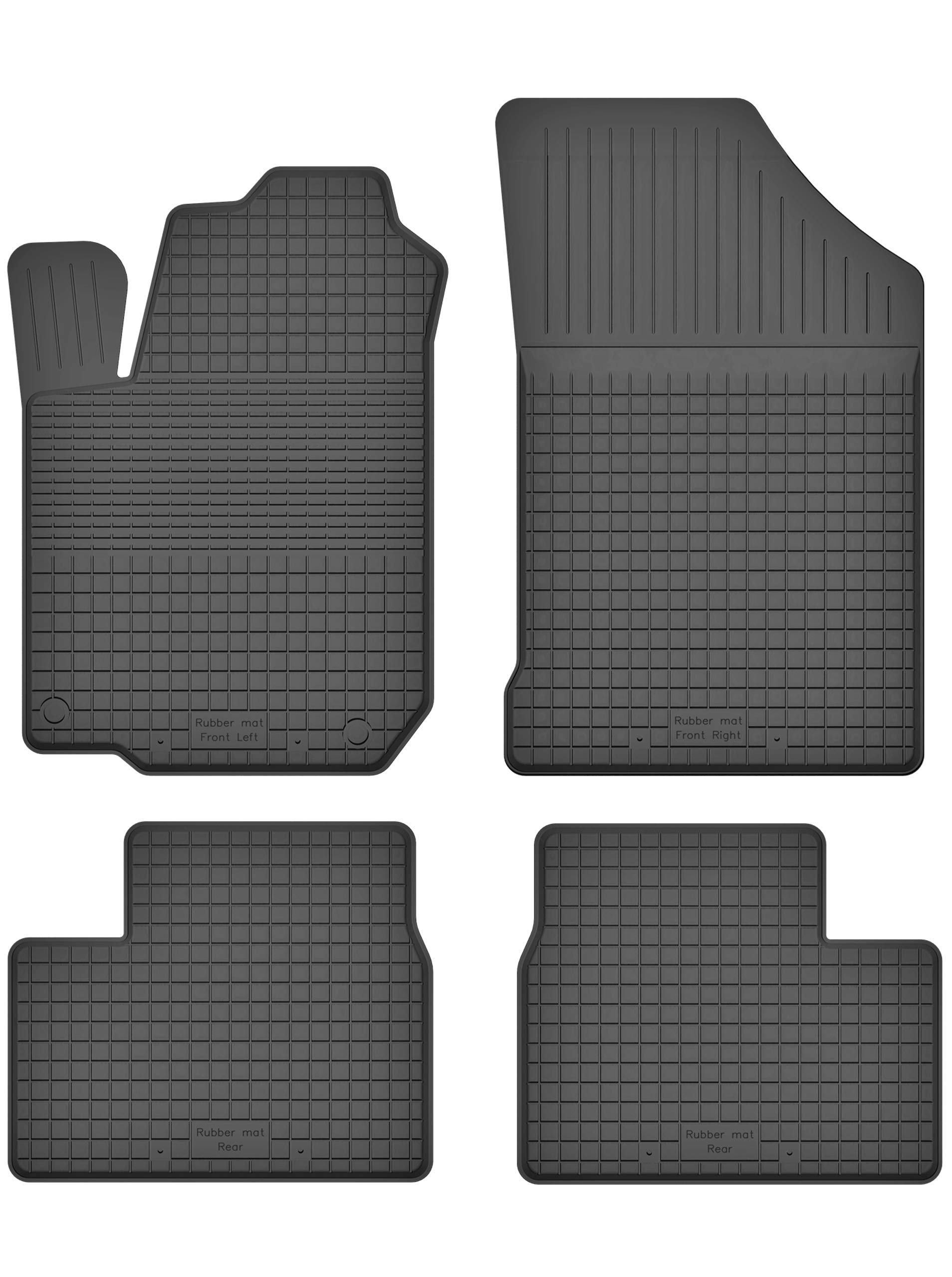 Gummimatten Fußmatten von XTRM-CAR kompatibel mit Honda Civic X Bj. 2015-2021 von XTRM-CAR