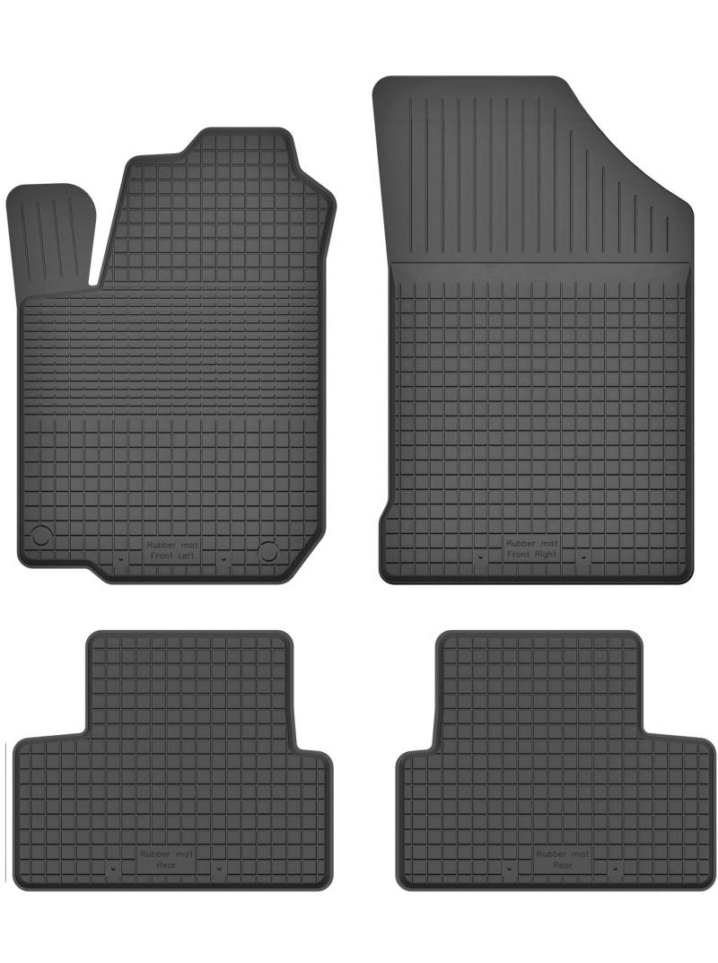 Gummimatten Fußmatten von XTRM-CAR kompatibel mit Kia Picanto II Bj. 2015-2017 von XTRM-CAR
