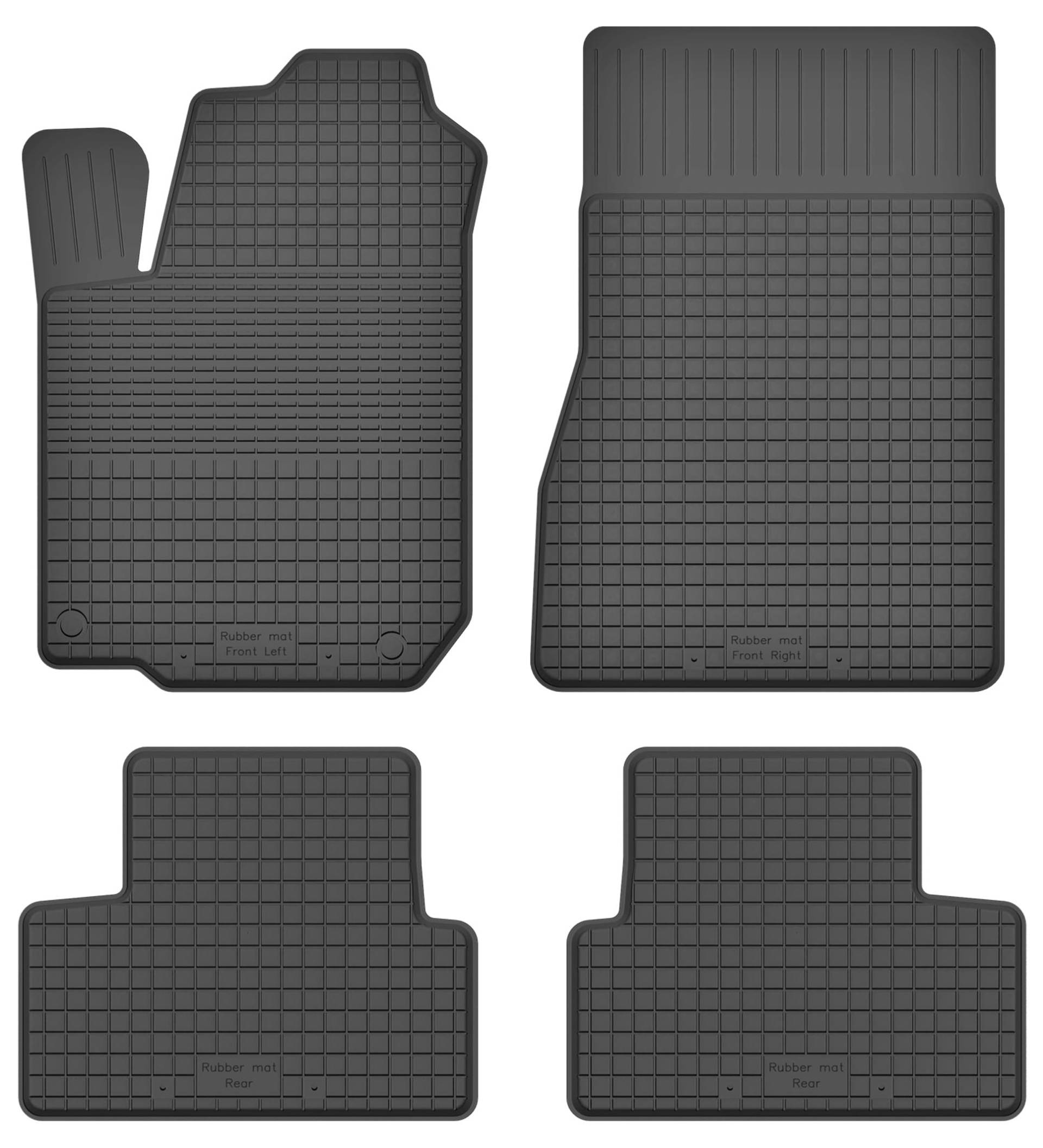 Gummimatten Fußmatten von XTRM-CAR kompatibel mit Mercedes B-Klasse W246 Bj. 2011-2018 von XTRM-CAR