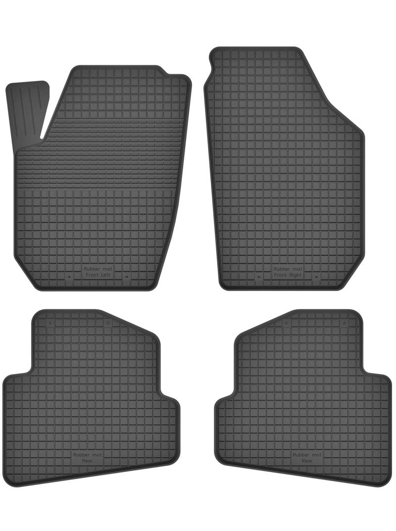 Gummimatten Fußmatten von XTRM-CAR kompatibel mit Fabia III Bj. 2014-2022 von XTRM-CAR