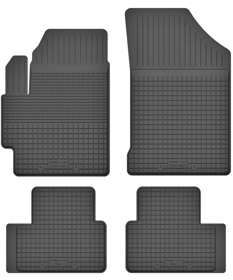 Gummimatten Fußmatten von XTRM-CAR kompatibel mit Toyota Corolla Cross Bj. ab 2020 von XTRM-CAR