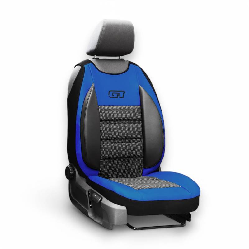 XTRM-CAR Sitzbezüge GT Ergonomic passt für Citroen Jumper - Hochwertige Autositzbezüge - 1 STK - GT BLAU von XTRM-CAR