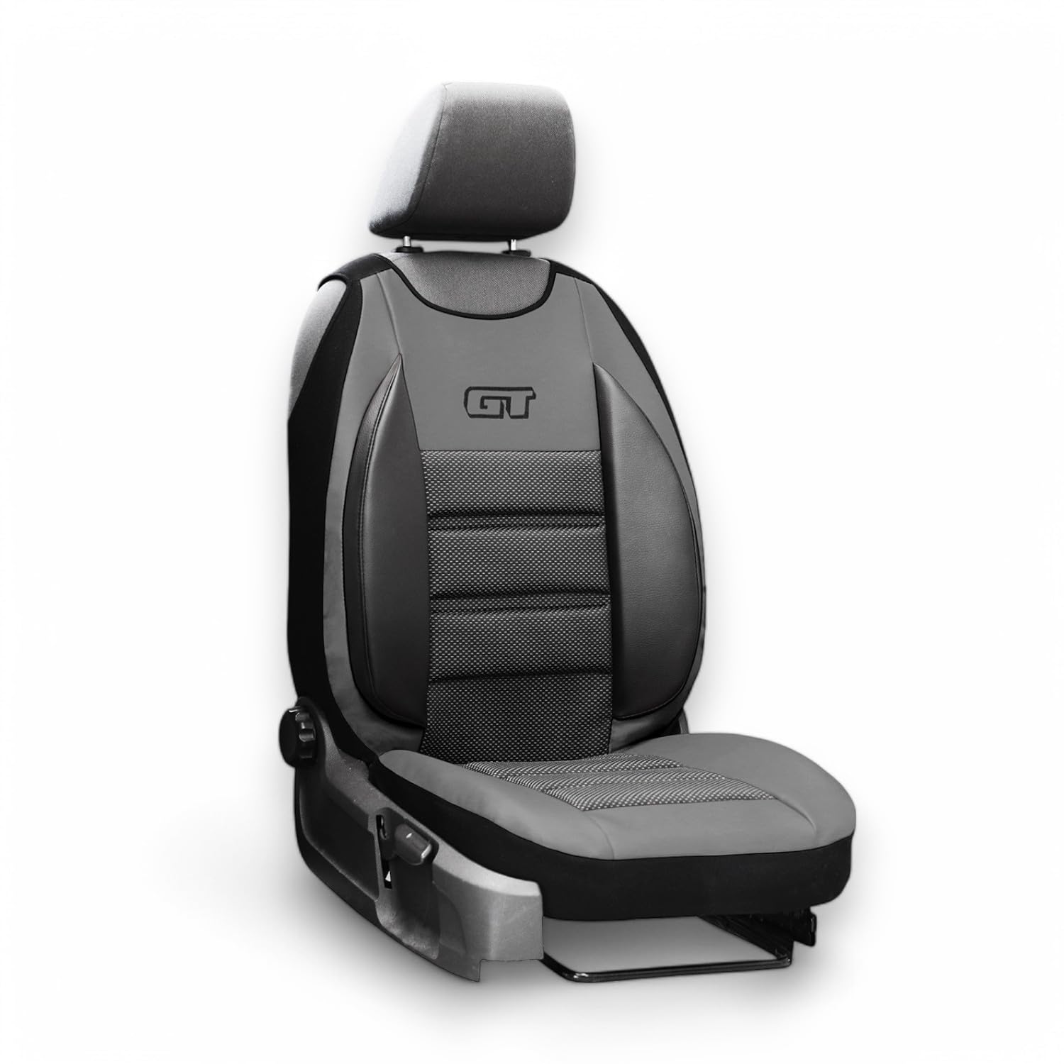 XTRM-CAR Sitzbezüge GT Ergonomic passt für Citroen Jumpy - Hochwertige Autositzbezüge - 1 STK - GT GRAU von XTRM-CAR