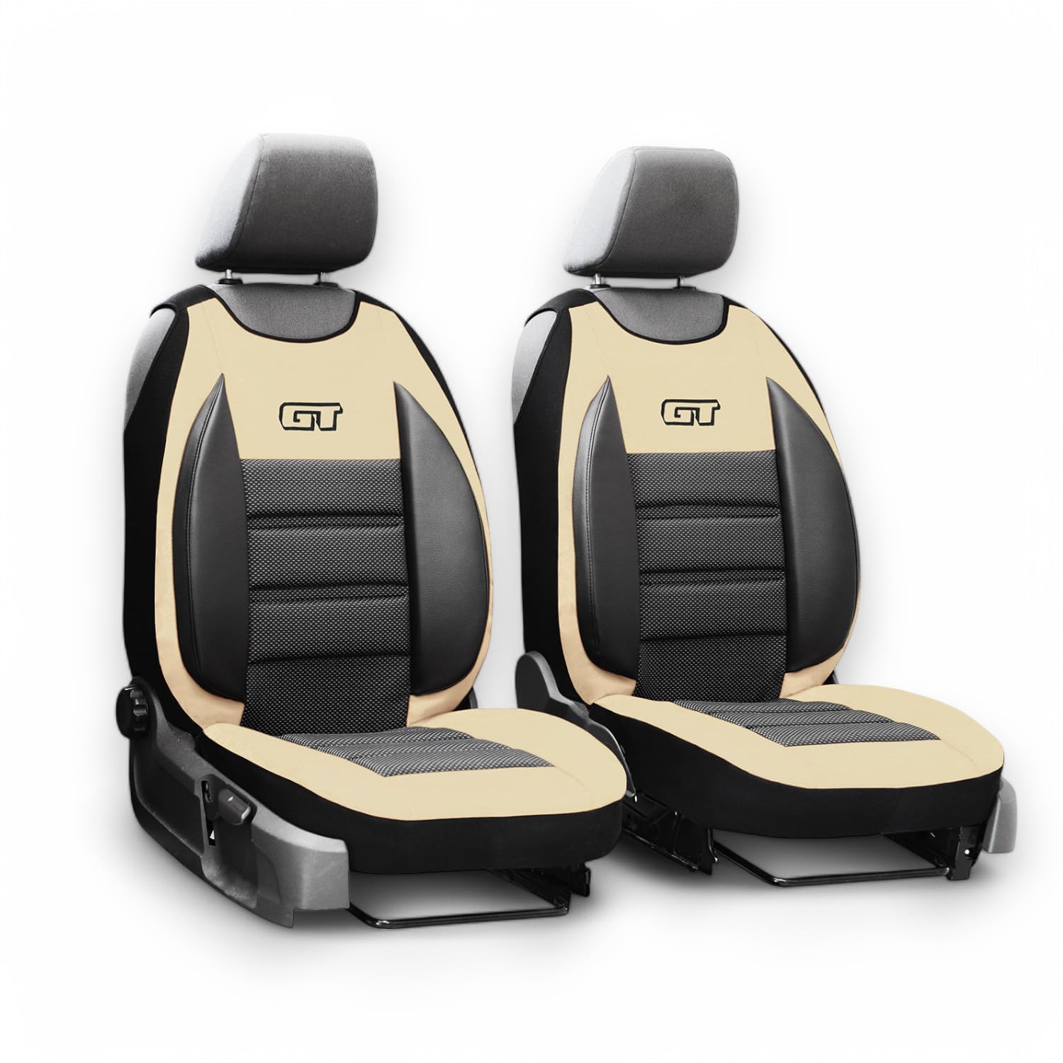 XTRM-CAR Sitzbezüge GT Ergonomic für Kia EV3 / EV6 - Hochwertige Autositzbezüge - 2 STK - GT BEIGE XTRM-CAR Sitzbezüge GT Ergonomic für Kia EV3 / EV6 - Hochwertige Autositzbezüge - 2 STK - GT BEIGE von XTRM-CAR