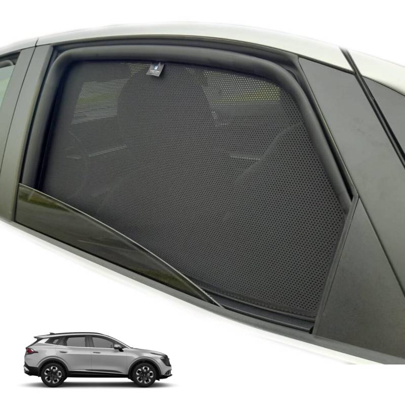 XTRM-CAR Sonnenschutz Blenden für Kia Sportage IV (2015-2021) ideal angepasst, Höhste Qualität UV-Schutz und Hitzereduktion (Nur Heckklappe) von XTRM-CAR
