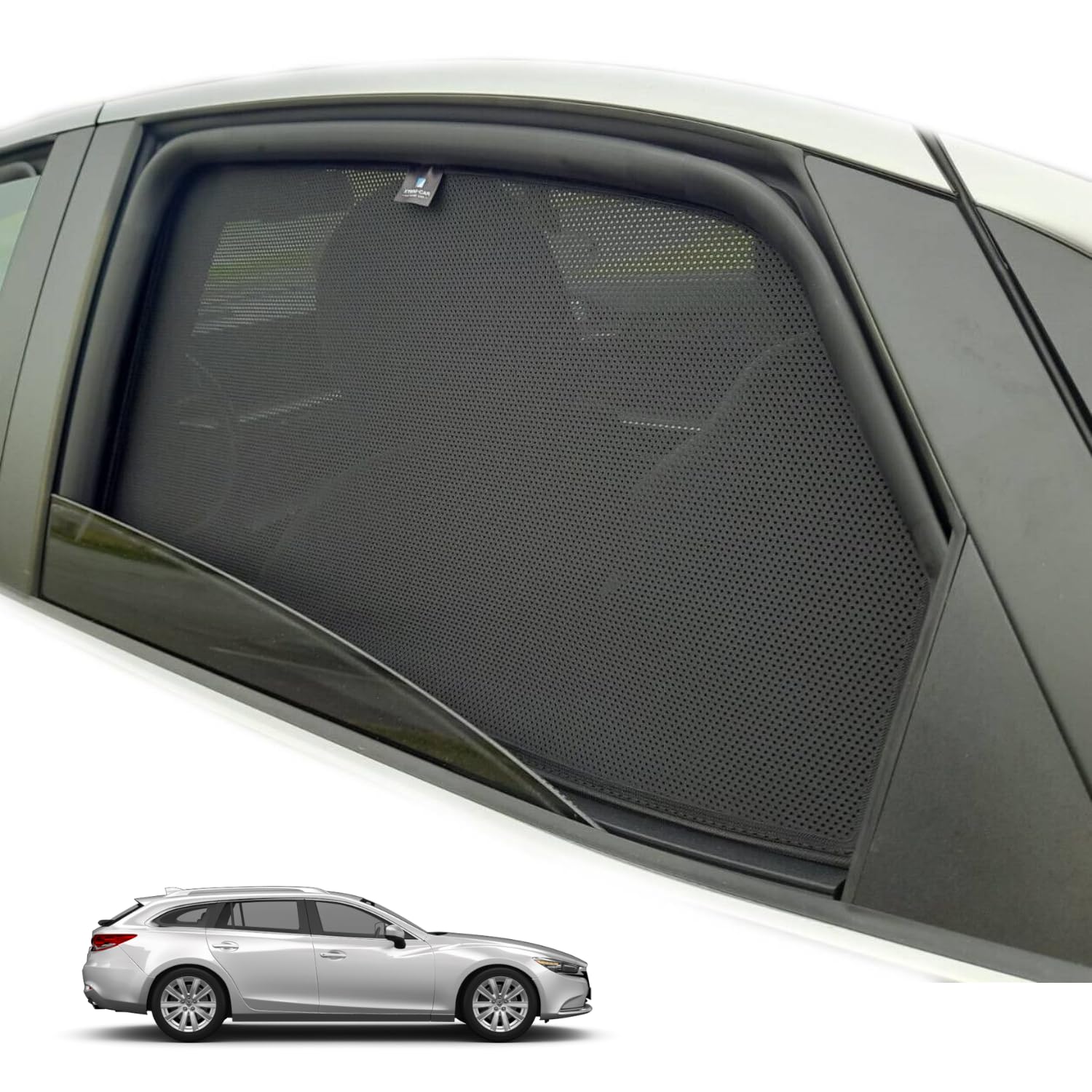 XTRM-CAR Sonnenschutz Blenden für Mazda 6 III Kombi Bj. 2012-2024 ideal angepasst, UV-Schutz, Hitzereduktion (Komplettes Set) von XTRM-CAR