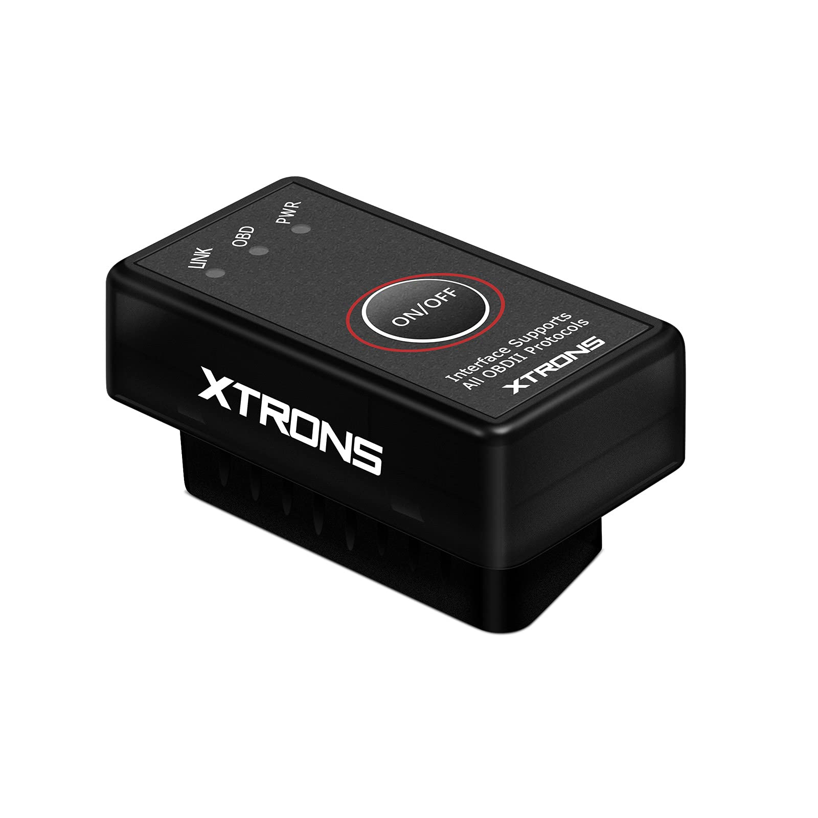 XTRONS Wireless Mini Bluetooth OBD2 Scanner Auto Auto Diagnose Tool mit EIN/Aus Schalter von XTRONS