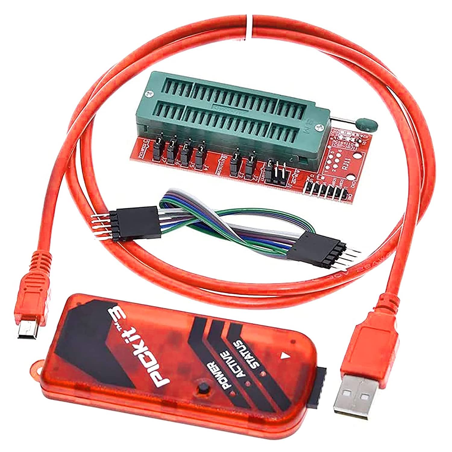 XTVTX PICkit3 Programmer Debugger, Zum Entwickeln von Programmen, Debuggen und Entwickeln von PC-Software und -Hardware XTVTX PICkit3 Programmer Debugger, Zum Entwickeln von Programmen, Debuggen und Entwickeln von PC-Software und -Hardware von XTVTX