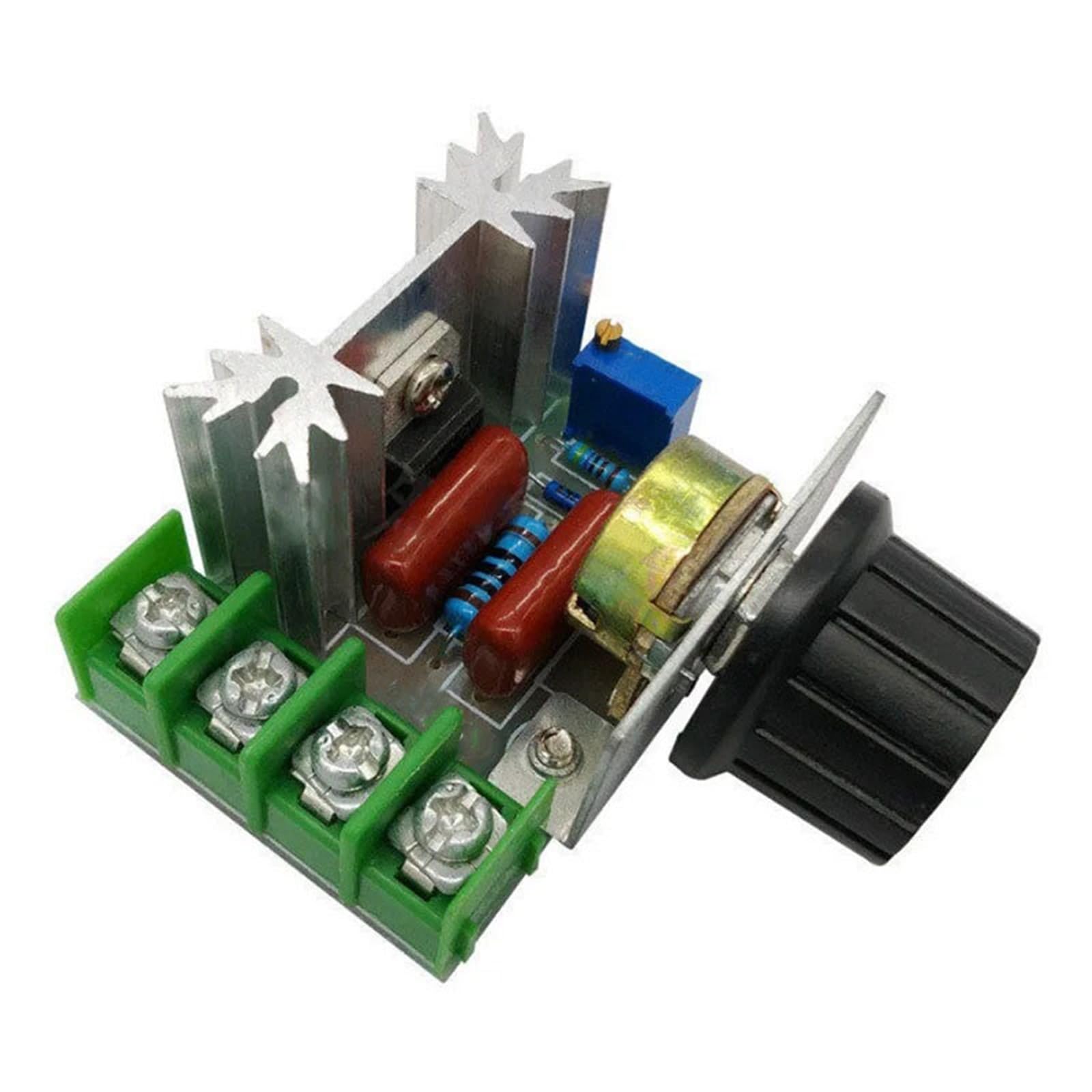 Einstellbarer Drehzahlregler 1 Stück 2000 W Hochleistungs-Drehzahlregler 50–220 V AC 25 A Drehzahlregler 53 x 47 x 28 mm Drehzahlregelung Spannungsreglermodul Regler Einstellbarer Drehzahlregler 1 Stück 2000 W Hochleistungs-Drehzahlregler 50–220 V AC 25 A Drehzahlregler 53 x 47 x 28 mm Drehzahlregelung Spannungsreglermodul Regler von XTXTX