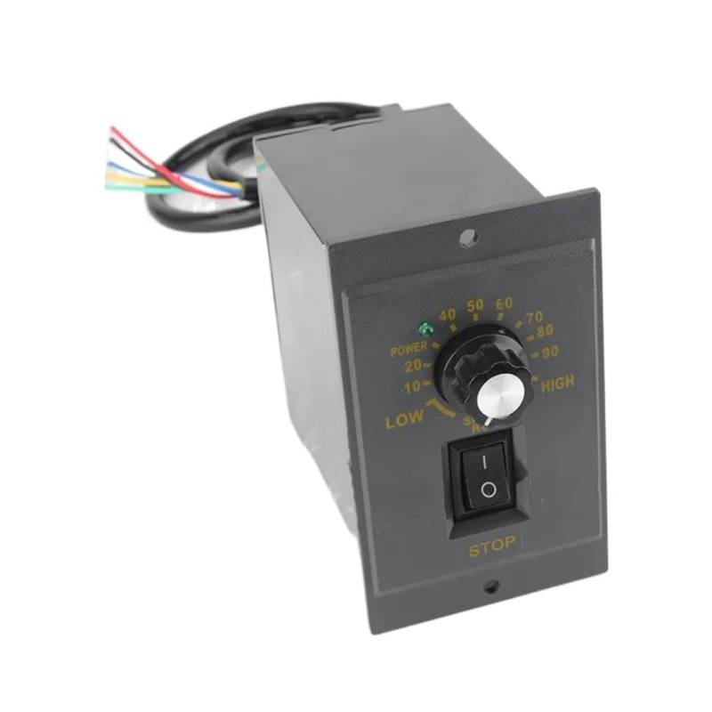 Einstellbarer Drehzahlregler 1 Stück 220 V AC 50 Hz Geschwindigkeitsregler 15 W 25 W 60 W 90 W 120 W 180 W 250 W 6-poliger einstellbarer Motordrehzahlregler mit variabler Geschwindigkeit Regler(120W) von XTXTX