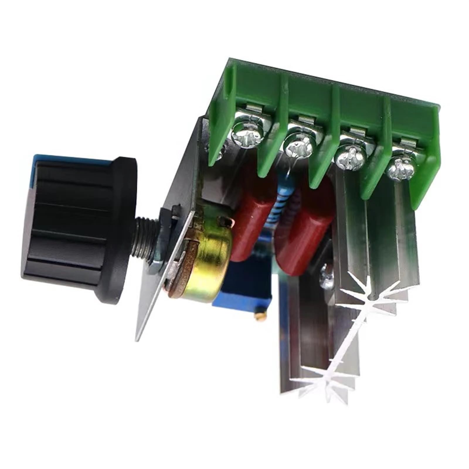 Einstellbarer Drehzahlregler 2000 W Silikon-Geschwindigkeitsregler, 220 V AC, leistungsstarker elektronischer Geschwindigkeitsregler, spannungsverstellbares Modul, 25 A maximaler Strom Regler Einstellbarer Drehzahlregler 2000 W Silikon-Geschwindigkeitsregler, 220 V AC, leistungsstarker elektronischer Geschwindigkeitsregler, spannungsverstellbares Modul, 25 A maximaler Strom Regler von XTXTX