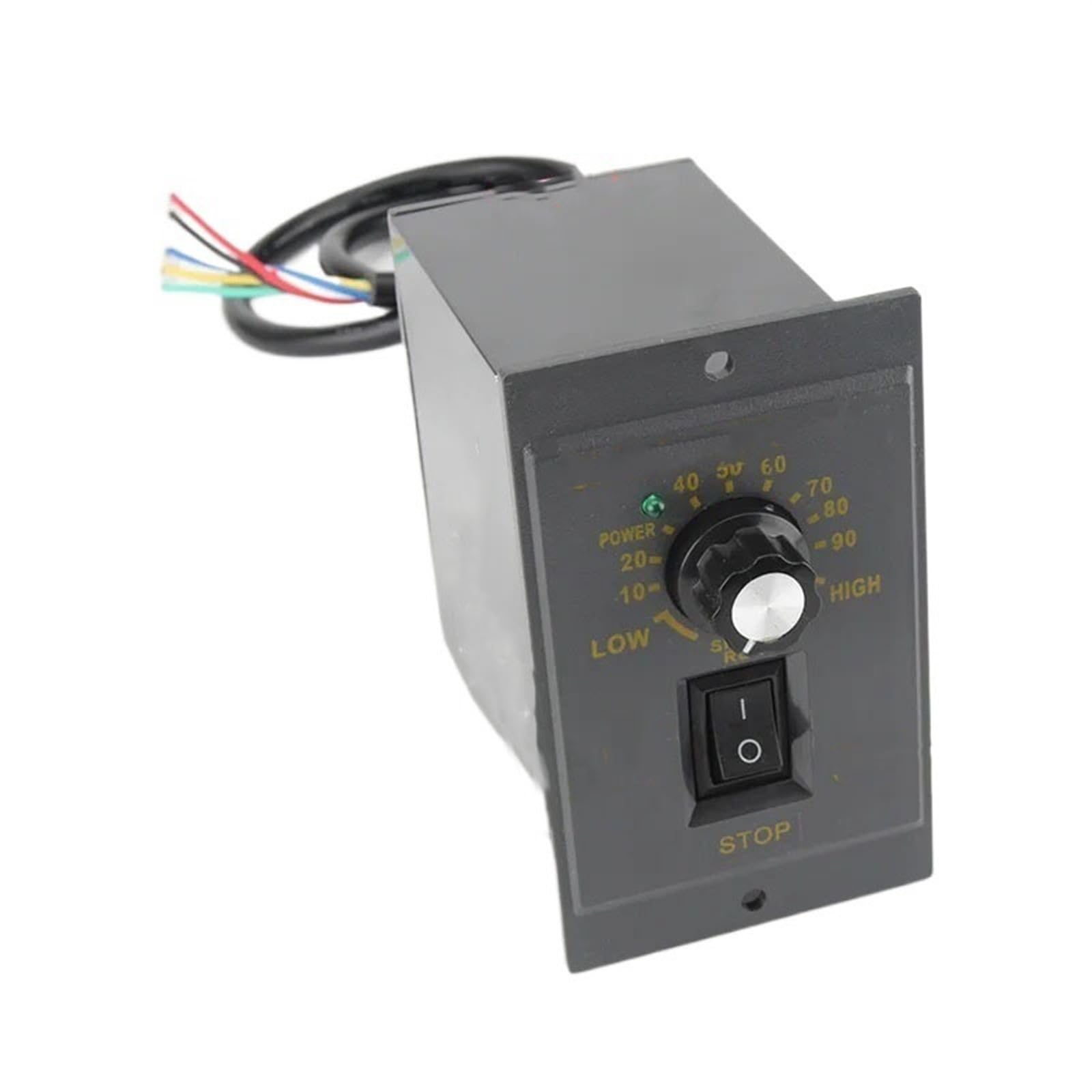 Einstellbarer Drehzahlregler 220 V AC Einphasiger Drehzahlregler Schalter Geschwindigkeit Einstellbar Motordrehzahlregler 15 Watt 60 Watt 90 Watt 120 Watt 250 Watt Regler CW CCW Regler(60W) von XTXTX