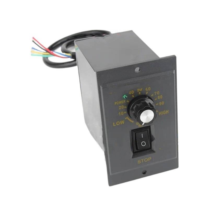 Einstellbarer Drehzahlregler 220 V AC Einphasiger Drehzahlregler Schalter Geschwindigkeit Einstellbar Motordrehzahlregler 15 Watt 60 Watt 90 Watt 120 Watt 250 Watt Regler CW CCW Regler(60W) von XTXTX