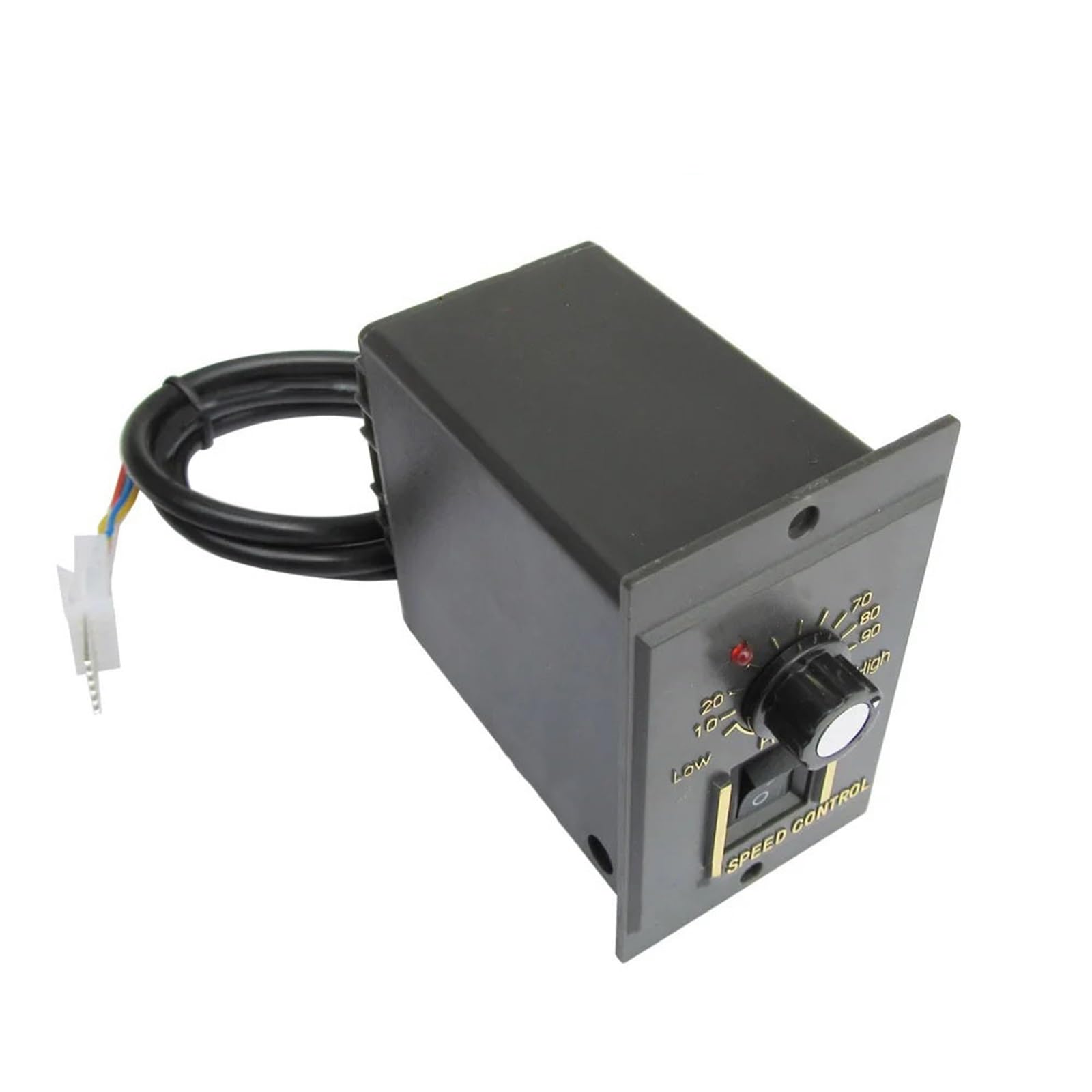 Einstellbarer Drehzahlregler 6W 15W 25W 40W 60W 90W 120W 200W Geschwindigkeit einstellbare Schaltersteuerung 220V AC Einphasen-Getriebemotor-Geschwindigkeitsregler Regler(90W) von XTXTX